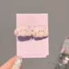 4#pink double cloud duckbill clip