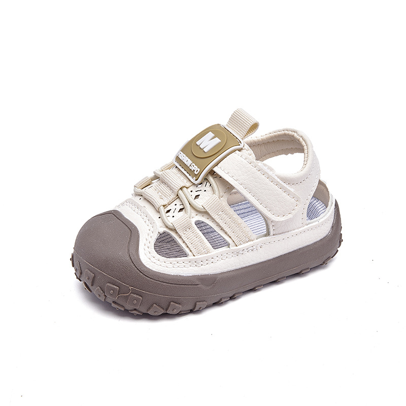 Zapatos de verano para bebés, sandalias de suela suave antideslizante para niños, zapatos de playa huecos y transpirables para niños. image 6