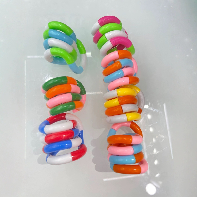 Temperature-Sensitive Color-Changing Stress-Relief Twist Rope, Soft Mini Squishy Toy for Adults, Stress-Relief Toy, One Piece Minimum Order