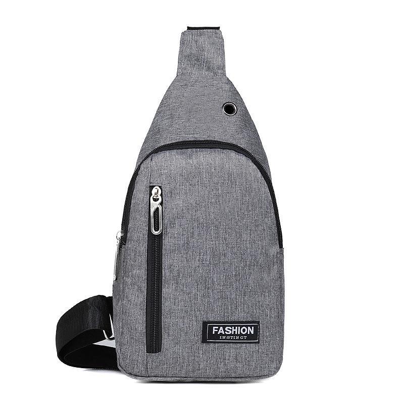 Nuevo bolso de pecho casual de los hombres transfronterizos estilo coreano impermeable Oxford tela deportes bolsa pequeña bolsa de hombro bolso bandolera mochila