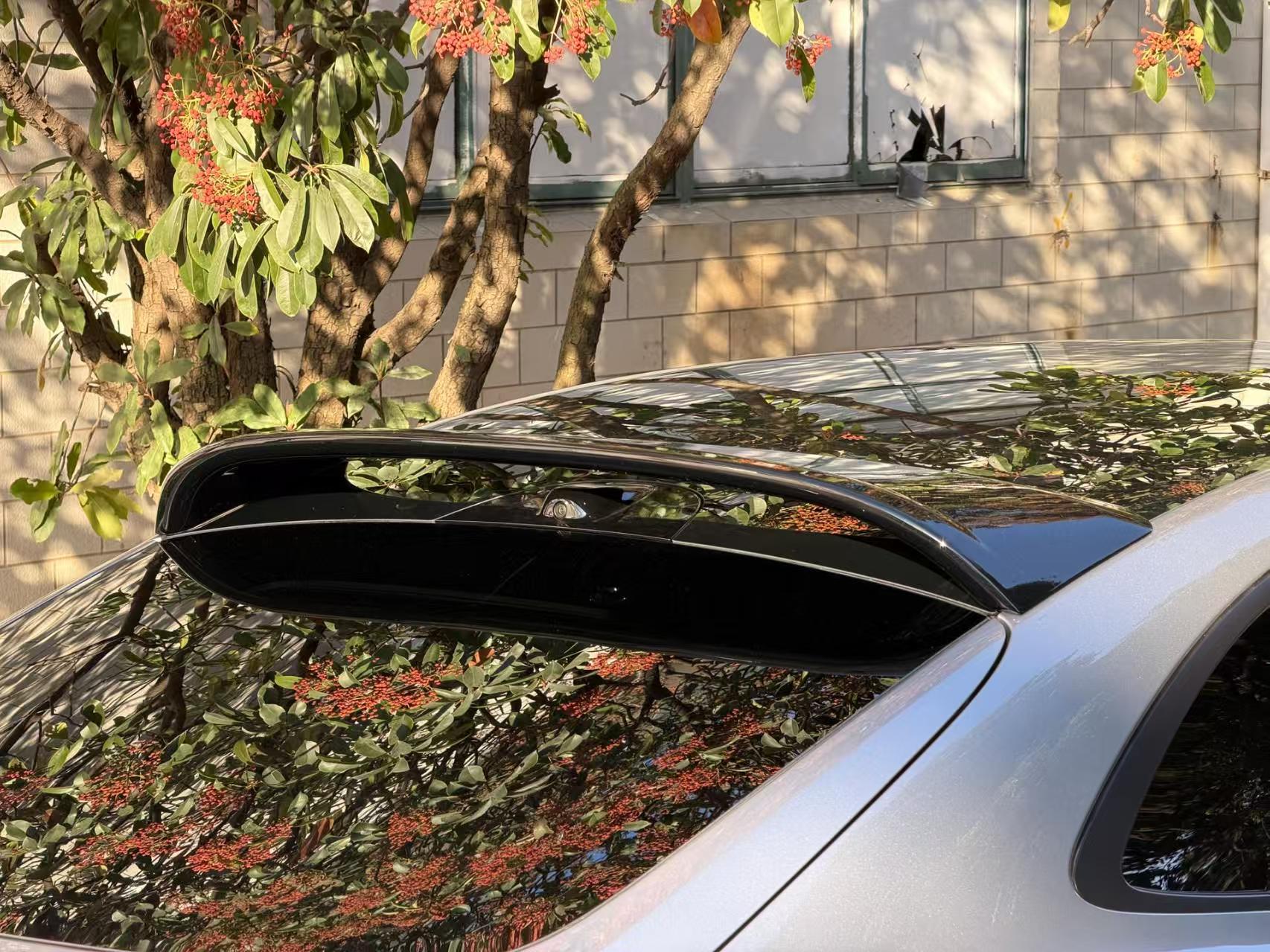 Suitable for 26 Models of Ledao L60, Abs No-Drill Original Car Style Sports Rear Wing, Glossy Black Version, Special Modification Parts