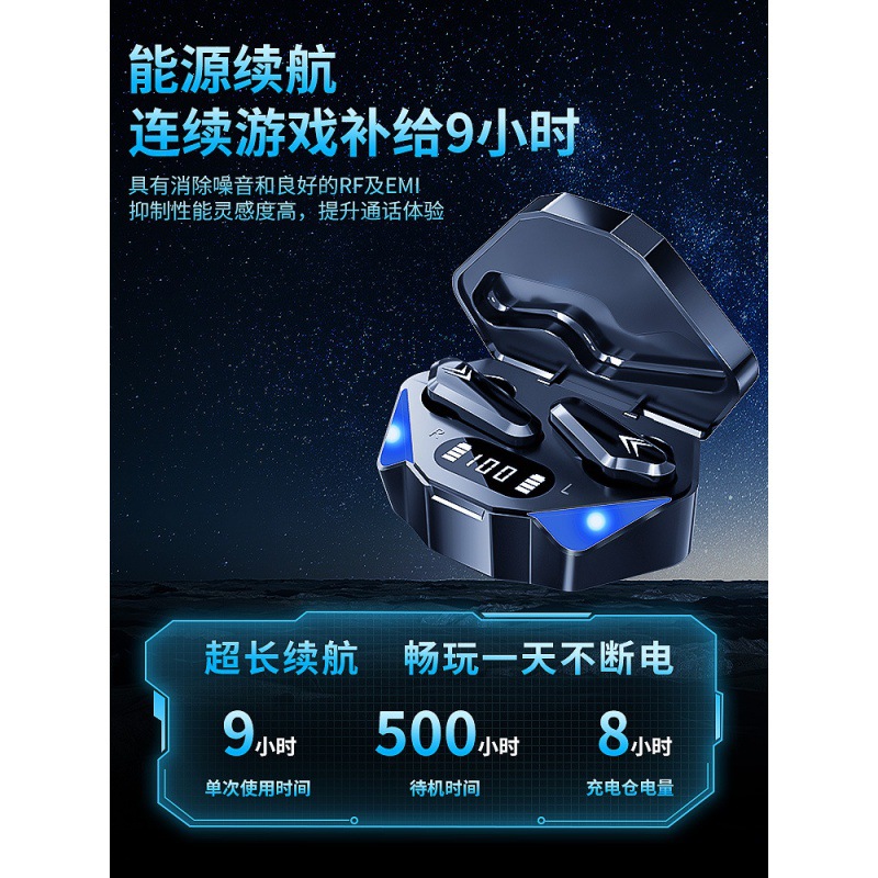 X15 modelo privado de comercio exterior nuevo TWS pollo de baja latencia e-deportes digitales auriculares Bluetooth de baja potencia stock