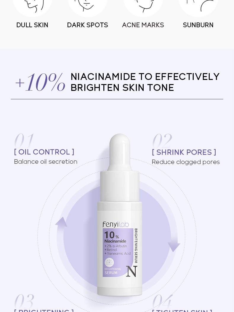 FENYI LAB Series Essence 17ml Facial care moisturizing and hydrating skin care products manufacturer cross-border supply undefined
