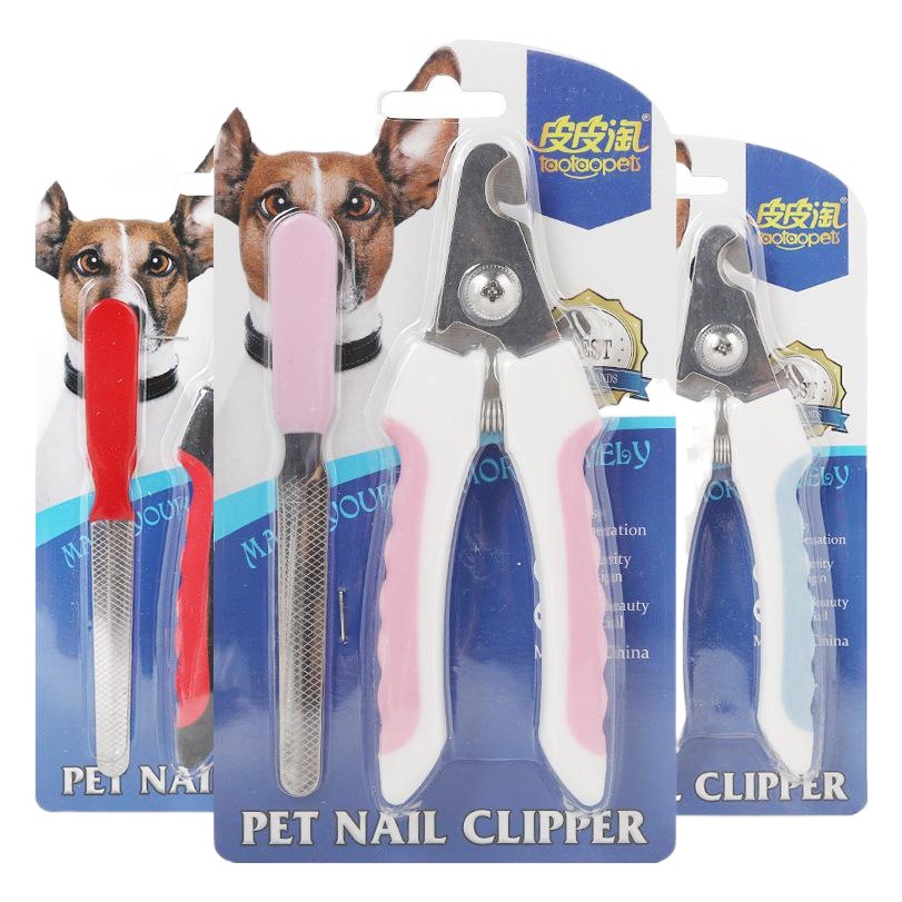 Popular gran mascota cortaúñas archivo traje transfronterizo al por mayor perro manicura limpieza suministros cortaúñas