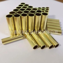T2纯紫铜管精密毛细管 无缝薄壁H65黄铜管方管空心管切割加工封头