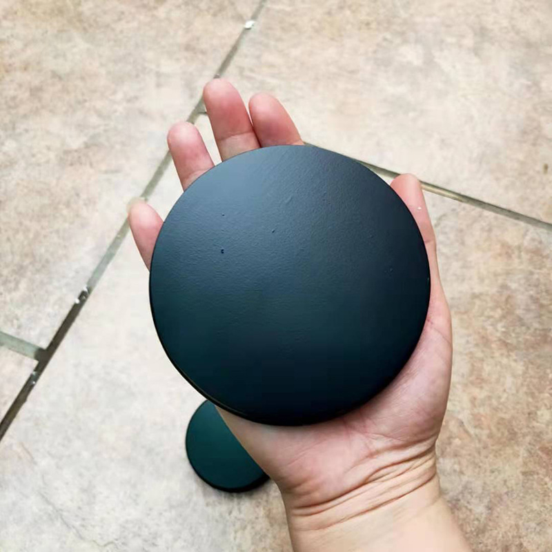 Multi-tamaño redondo base de madera artesanía decoración base hecha a mano muñeca de arcilla muñeca base de madera