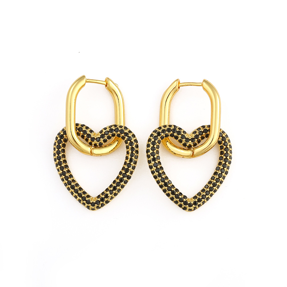 Aretes De Cobre Con Micro Incrustaciones De Circonitas display picture 6