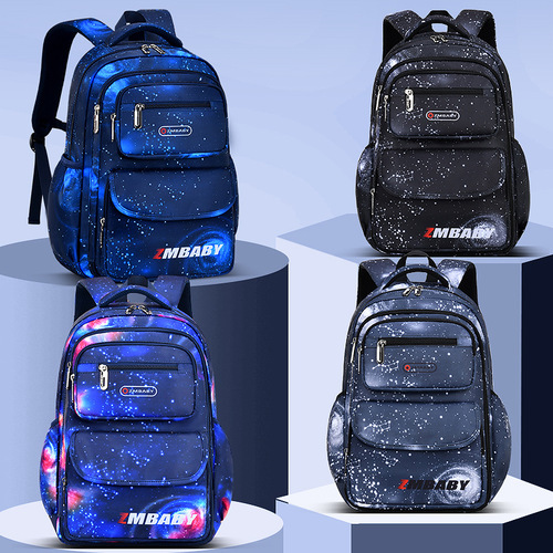 New schoolbag for primary school students, men's side refrigerator-style opening large capacity children's bag for students 1-3-6 years old backpack