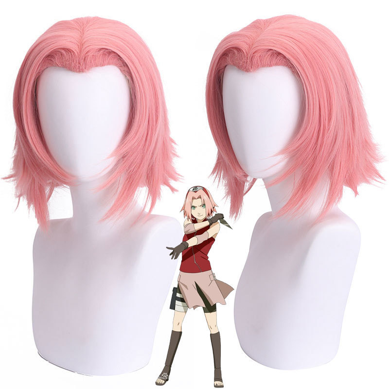 Master Shengda Huoying Harunano Sakura Ninja Sakura Smoke Pink COS Wig Young Adult Edition
