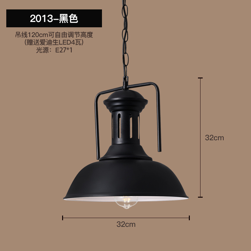 Retro industrial decoración de viento candelabro restaurante oficina café bar tienda simple lámpara de lámpara comercial