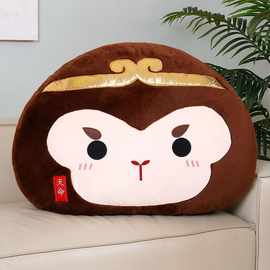 跨境黑悟空抱枕毛绒玩具猴子布娃娃玩偶儿童靠垫女友生日礼物批发