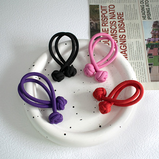 Children's Headwear Girls' Hair Tie Rubber Band Hair Band Girls' Hair Rope Knot Hair Rope Chinese Knot Double-Headed Rubber Band