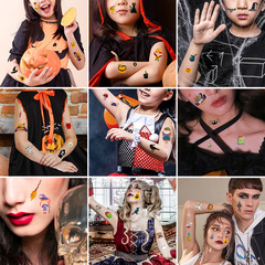 萬聖節紋身貼兒童紋身貼 持久防水不反光節日趣味一次性紋身貼紙