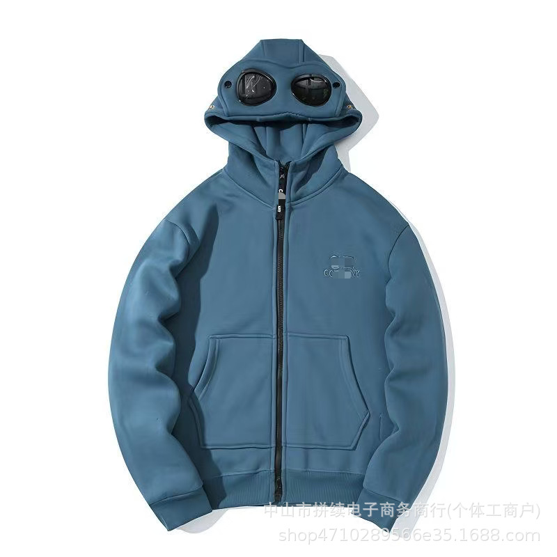 짙은 녹색 거울 스웨트셔츠