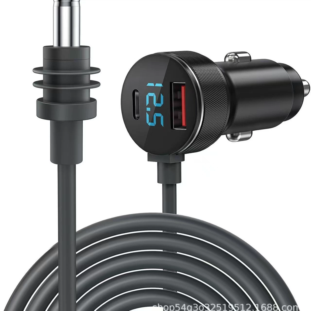 Трансграничная коммерция горячей продажи Amazon взрывной автомобиль прикуриватель 3M водонепроницаемый автомобильный зарядный кабель DC зарядное устройство