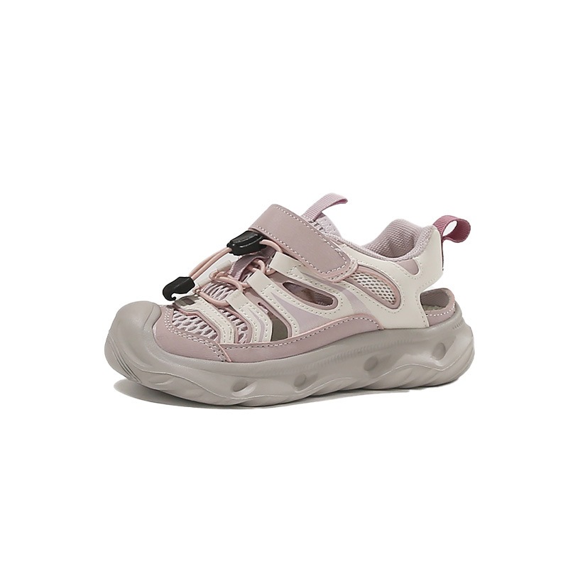 Summer New Style Children's Sandals Lightweight Breathable Boys' Closed Toe Anti-Kick Beach Shoes Girls' Sports Sandals_voghion.com