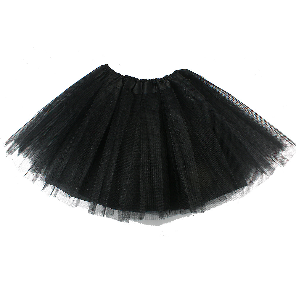 Comercio exterior Amazon con forro pettiskirt falda niños niña verano malla falda fábrica directa punto