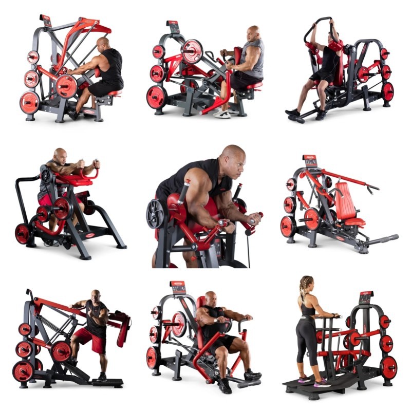 Panatta Equipos Panatta Fitness Equipos completos para gimnasio Piernas traseras Equipos de ejercicio de pecho