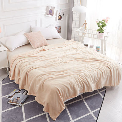 Siesta blanket winter Thick velvet sheet student dormitory Blanket Double air conditioner towel quilt Independent