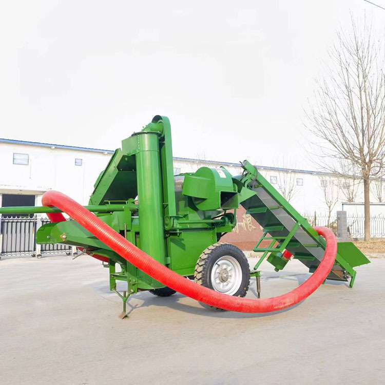 佛山木箱出口玉米脱粒机4-5吨每小时干玉米扒皮脱粒机移动打棒子