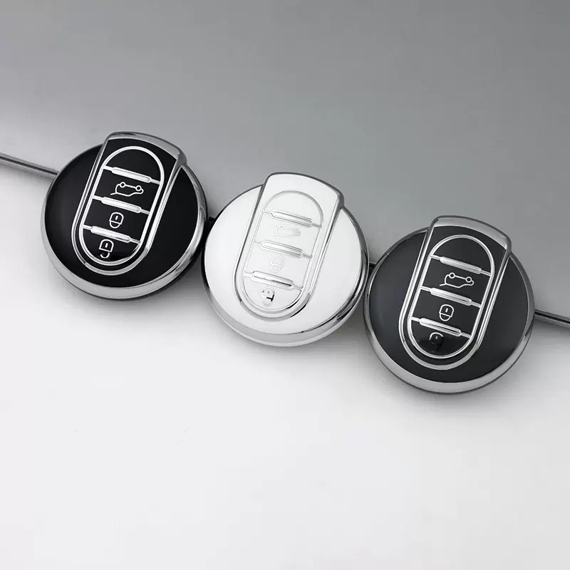 宝马mini cooper countryman车用钥匙包pu电镀mini车型专用钥匙套
