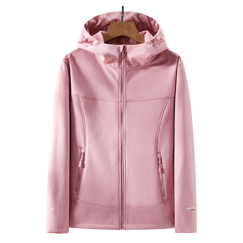 Soft shell clothes for women, assault jackets with men's fleece, large windproond warm windproof windbreakers,_voghion.com