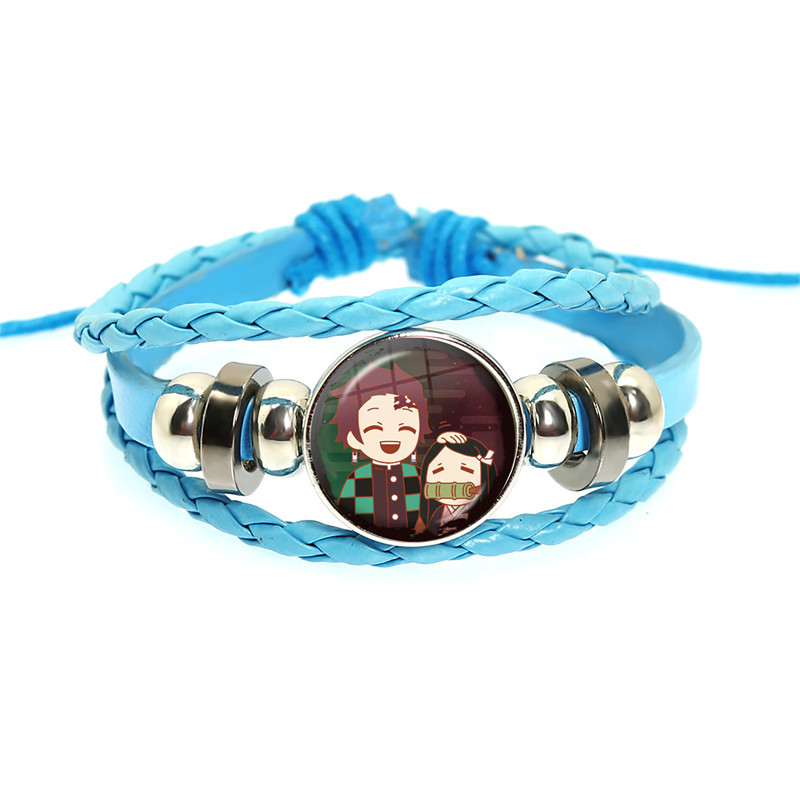 Fashion National Flag Ball Pu Leather Knitting Unisex Bracelets display picture 2