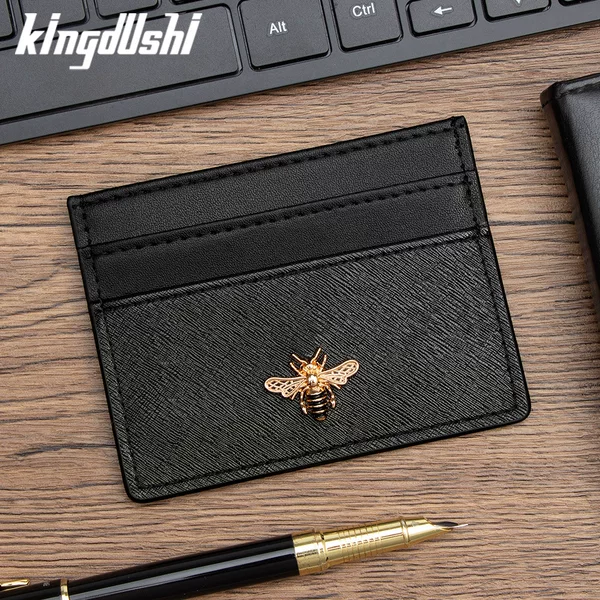 European and American Fashion Exquisite Little Bee Thin Coin Change Bag Portable Versatile Multi-Card Slot Card Holder Card Case