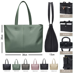 新款大容量手提包牛津布防水公文包电脑包通勤包单肩包托特包挎包