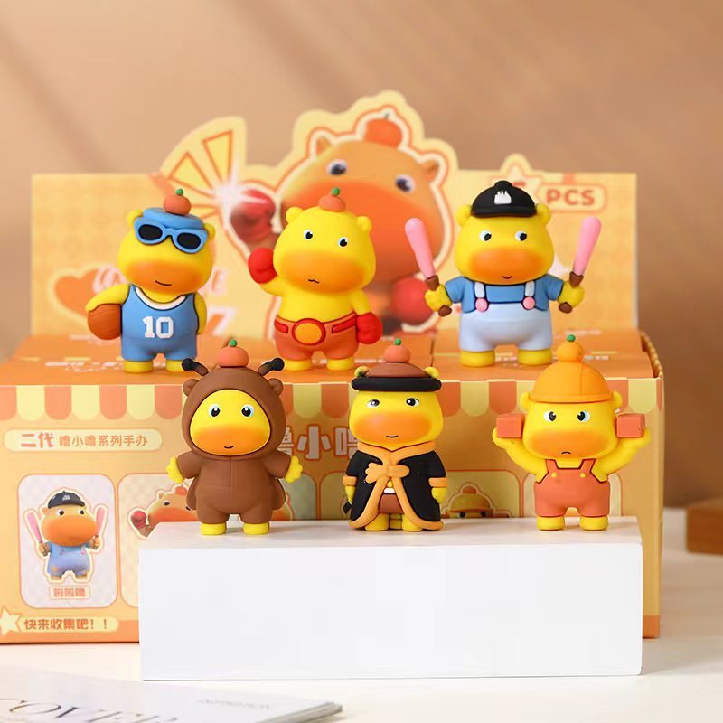カピバラ ルル ブラインドボックス人形 漫画周辺人形 手作り装飾品 ストレス解消 かわいい小さなおもちゃ ナザ ブラインドボックス|undefined