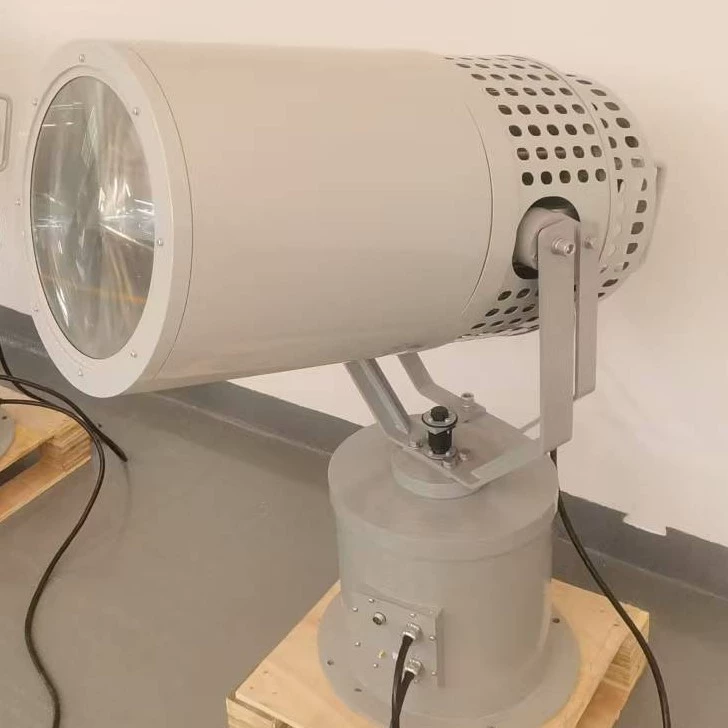 600WLED подметает морской свет: поисковый прожектор, подметающий морской свет для ночного полета корабля, поиска и спасения, оповещения