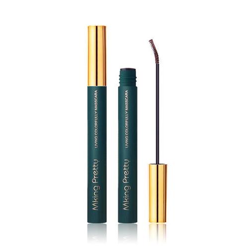 MK color mascara for women, long, curly, non-smudged, long-lasting, waterproof and sweat-proof fine brush head