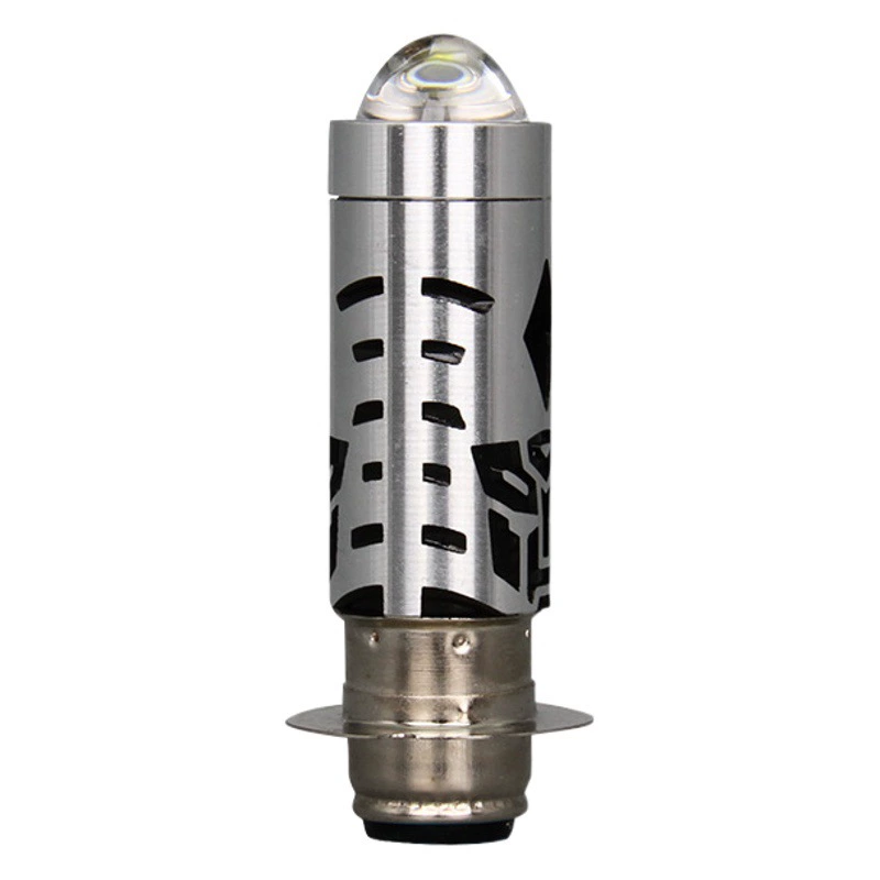 Трансграничный прожектор для мотоцикла, фара для электромобиля, высокая яркость, встроенный стальной прожектор-пушка, мотоциклетный светильник с бифокальной линзой H4