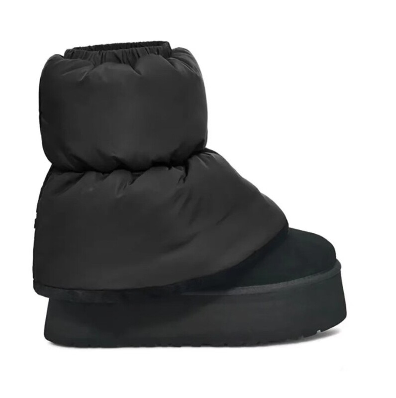 New U g Snow Boots with Removable Upper DIY Slippers Autumn Home Autumn and Winter Cute Thick-Soled Women's Snow Boots