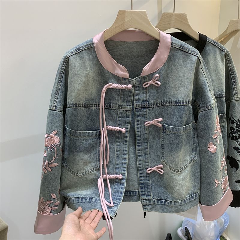 Design denim autumn trend jacket
