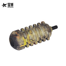 跨境货源弓箭迷彩短橡胶减震器户外射箭稳定器材直拉反曲弓箭通用