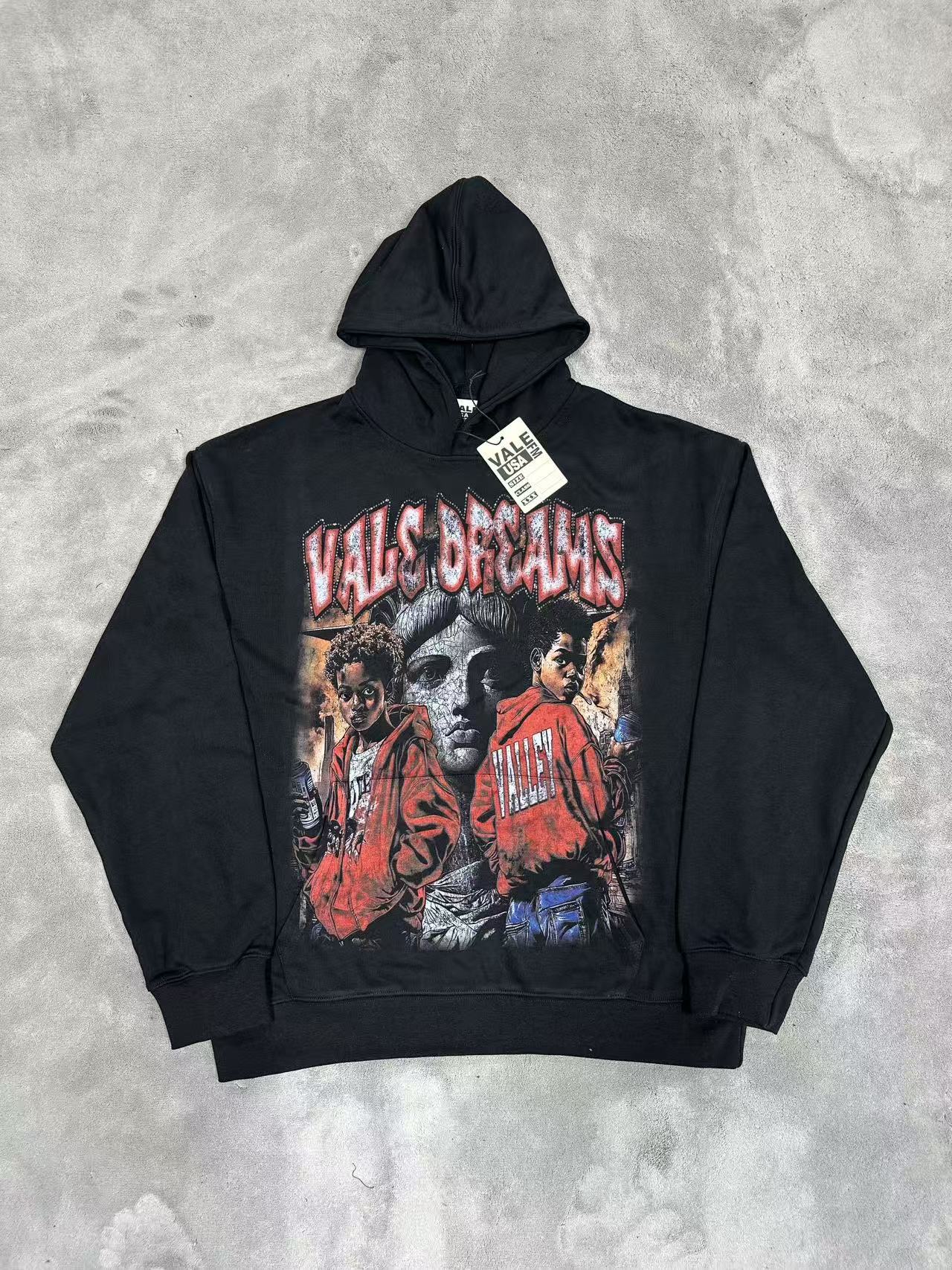 GMABCD Unisex Graphic Print Pullover Hoodie – Relaxed Terry Streetwear - detail 10