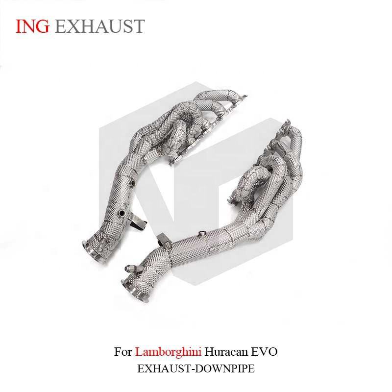 Suitable for Lamborghini Huracan EVO Stainless Steel Exhaust Pipe with Heat Shield