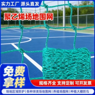加工定制聚乙烯场地围网 球场围网 养殖防护网大棚防鸟网