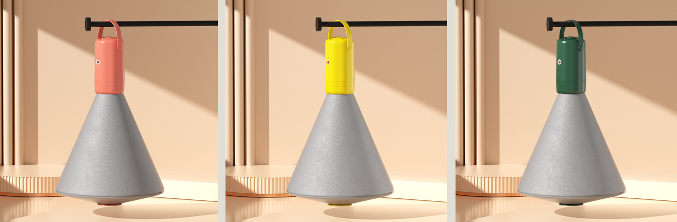 건조기 + 교수형 가방 핑크