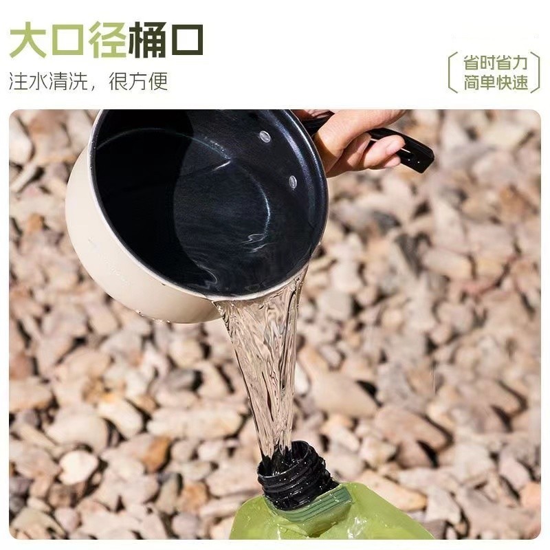 bolsa de agua portátil de almacenamiento de agua de campamento al aire libre escalada portátil plegable turismo plástico blando almacenamiento de agua de gran capacidad de espesamiento image 4
