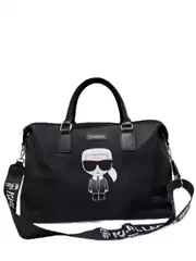 Cross-Border Foreign Trade 2025Karl Travel Bag Printed Waterproof Nylon New Large-Capacity Unisex Bag Lafayette Bag