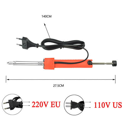 Electric hot solder absorber welding desoldering pump/soldering iron/removal soldering iron pen welding repair tool
