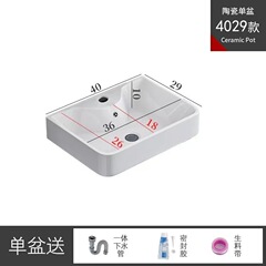 立柱家用落地式洗脸盆陶瓷阳台洗手盆迷你小户型一体落地卫生间
