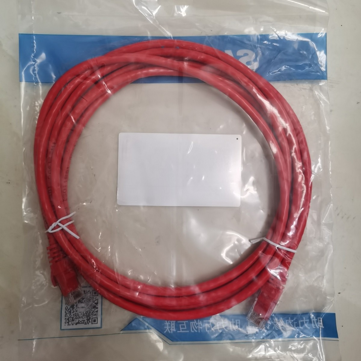 一舟CAT6六类网络跳线S0100-RE红色1.5米2米3米5米10米非屏蔽RJ45