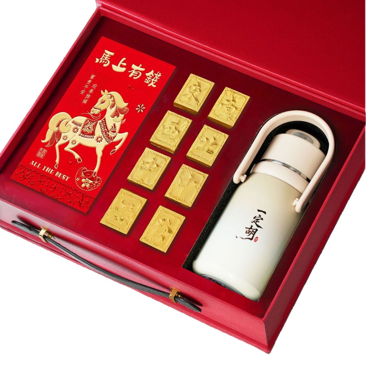 马上发财麻将茶马年创意茶礼商务礼品黑茶现货包邮客户答谢礼品