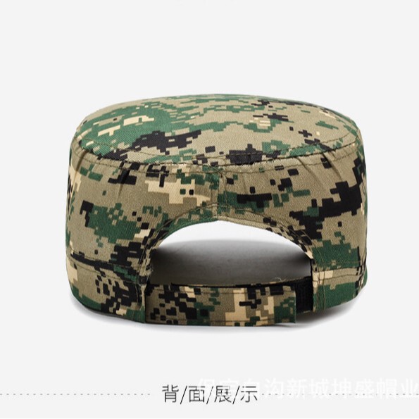 Wholesale Men's Spring and Autumn Camouflage Flat Top Hat…