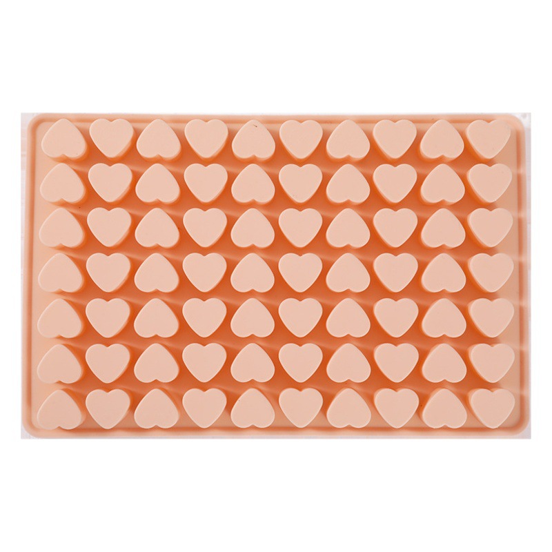 Fábrica en stock calidad alimentaria amor hueso donut QQ Caramelo Suave molde DIY silicona hecho a mano suplemento alimenticio molde