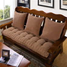 木头沙发中式红实木沙发垫冬季加厚防滑坐垫三人座通用飘窗垫