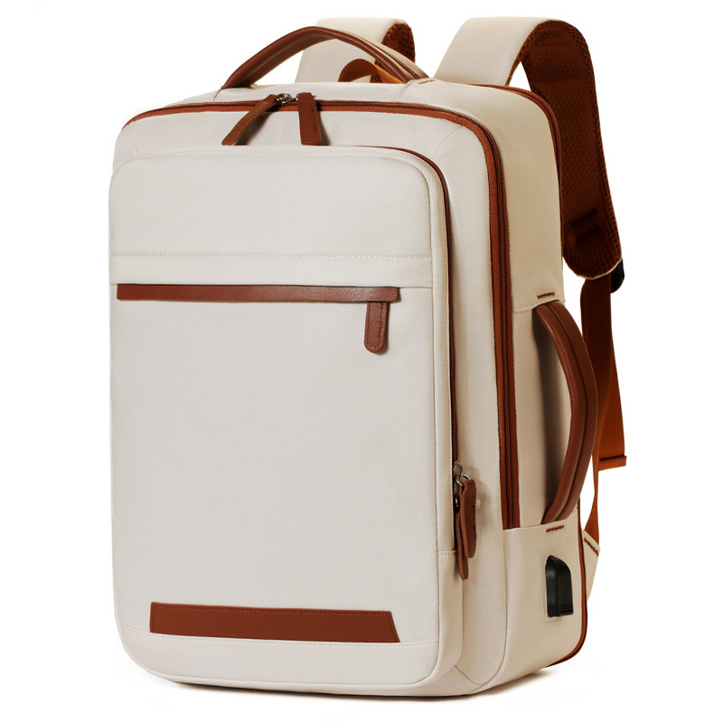 Mochila multifuncional de expansión USB carga portátil multicapa simple multifuncional bolsa de negocios mochila de viaje